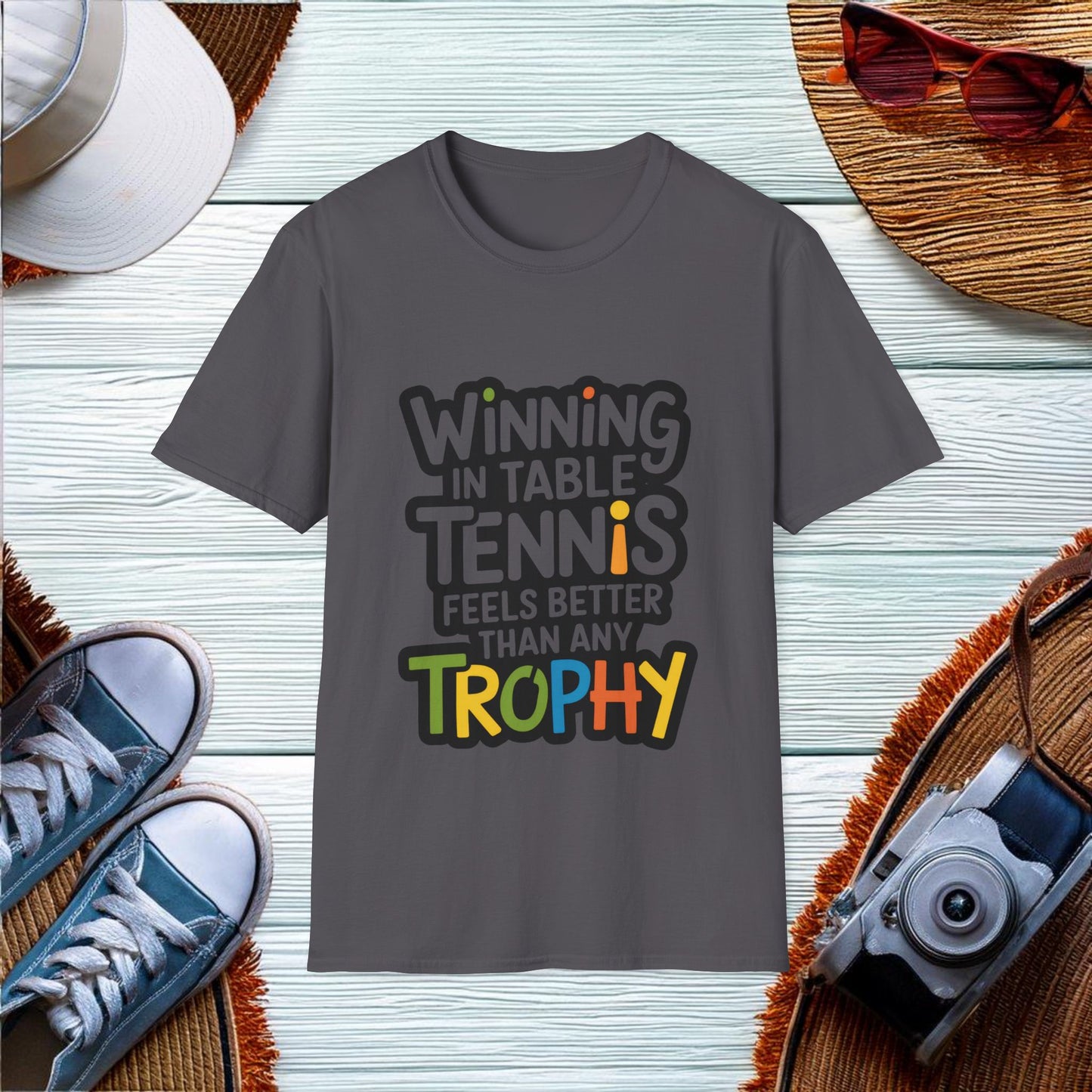 Winning in Table Tennis T-Shirt - Location: United States