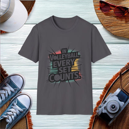 In volleyball every set counts T-Shirt - Location: United States