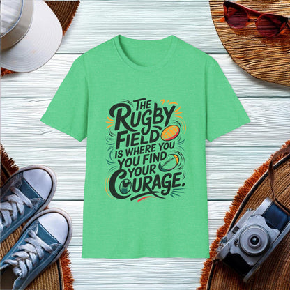 Courage on the Rugby Field T-Shirt - Location: United States