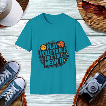 Play Volleyball with Passion T-Shirt - Location: United States