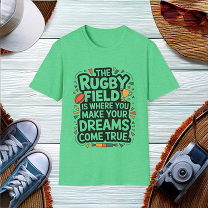 Dreams on the Rugby Field T-Shirt - Location: United States