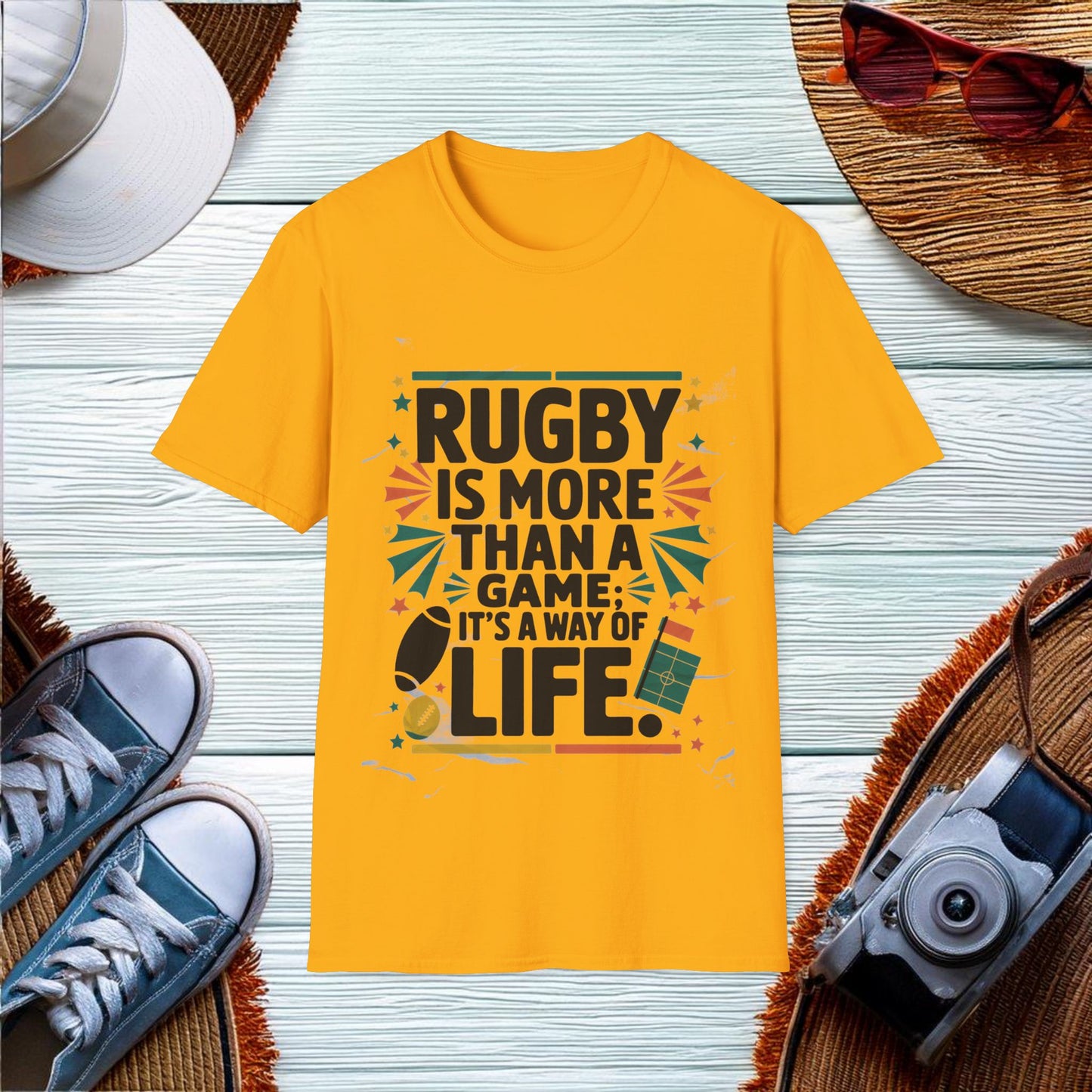 Rugby A Way of Life T-Shirt - Location: United States