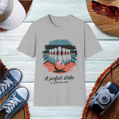 A perfect strike is worth the wait T-Shirt - Location: United States