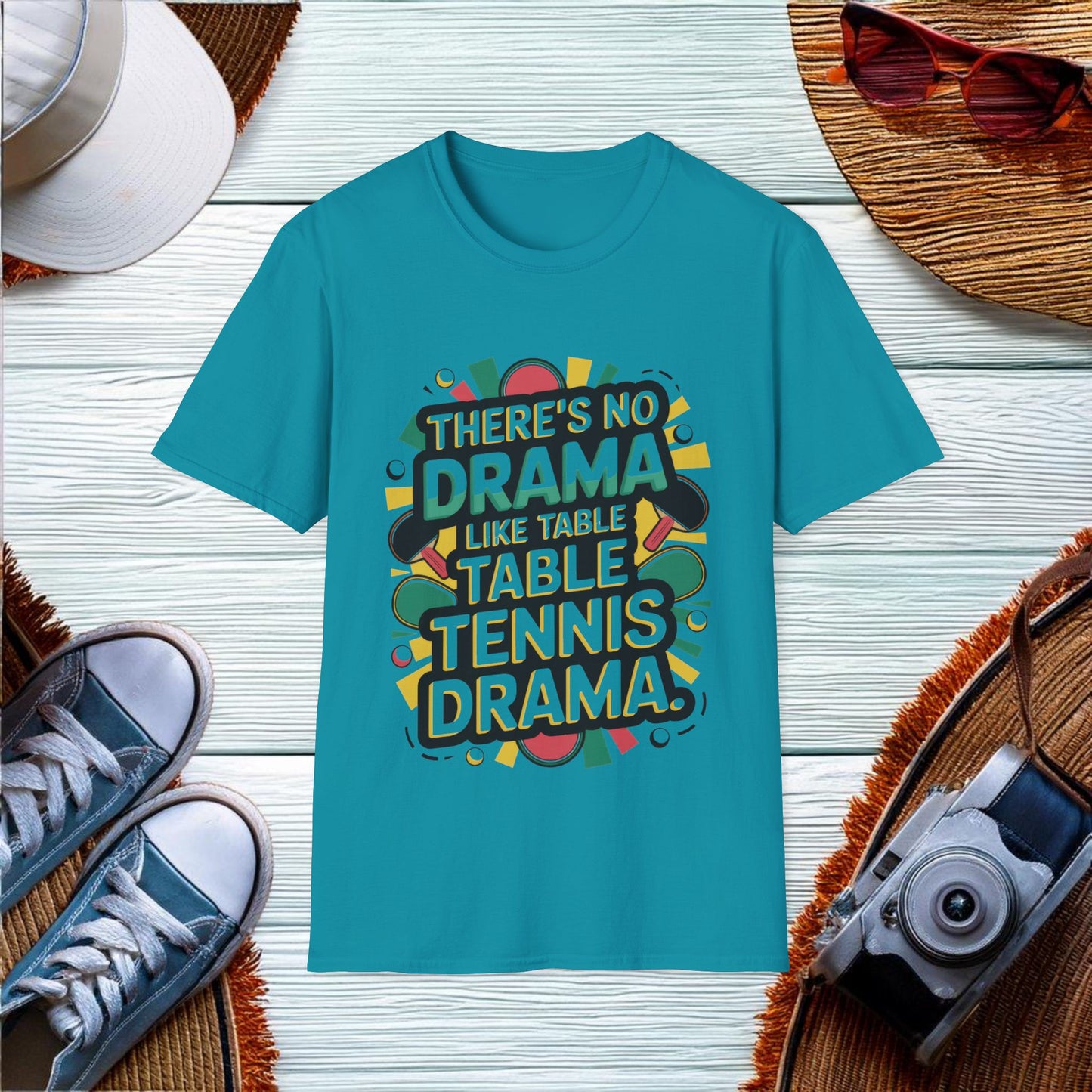 Table Tennis Drama T-Shirt - Location: United States