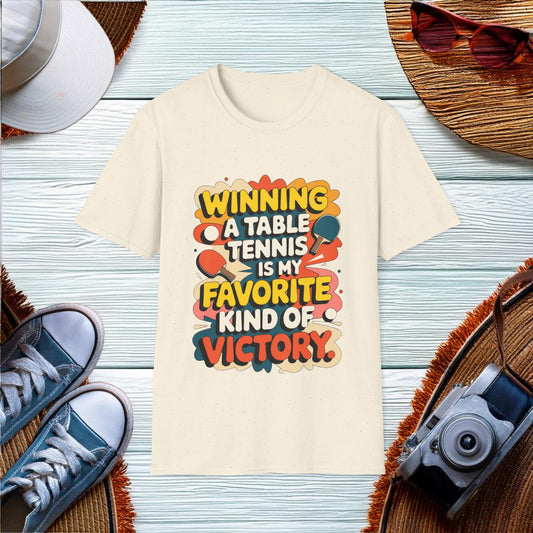 Victory in Table Tennis T-Shirt - Location: United States