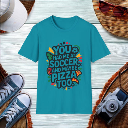 Soccer and Pizza T-Shirt - Location: United States