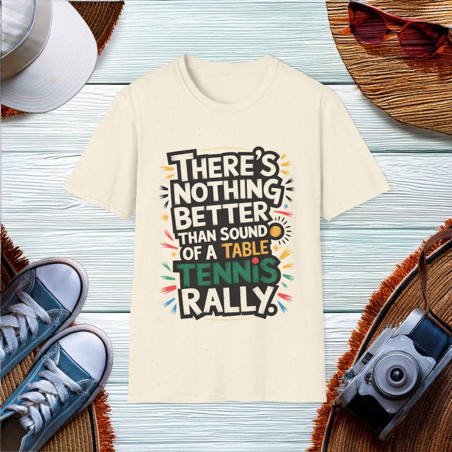 The Sound of a Table Tennis Rally T-Shirt - Location: United States