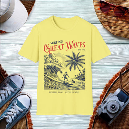 Surfing Great Waves  T-Shirt