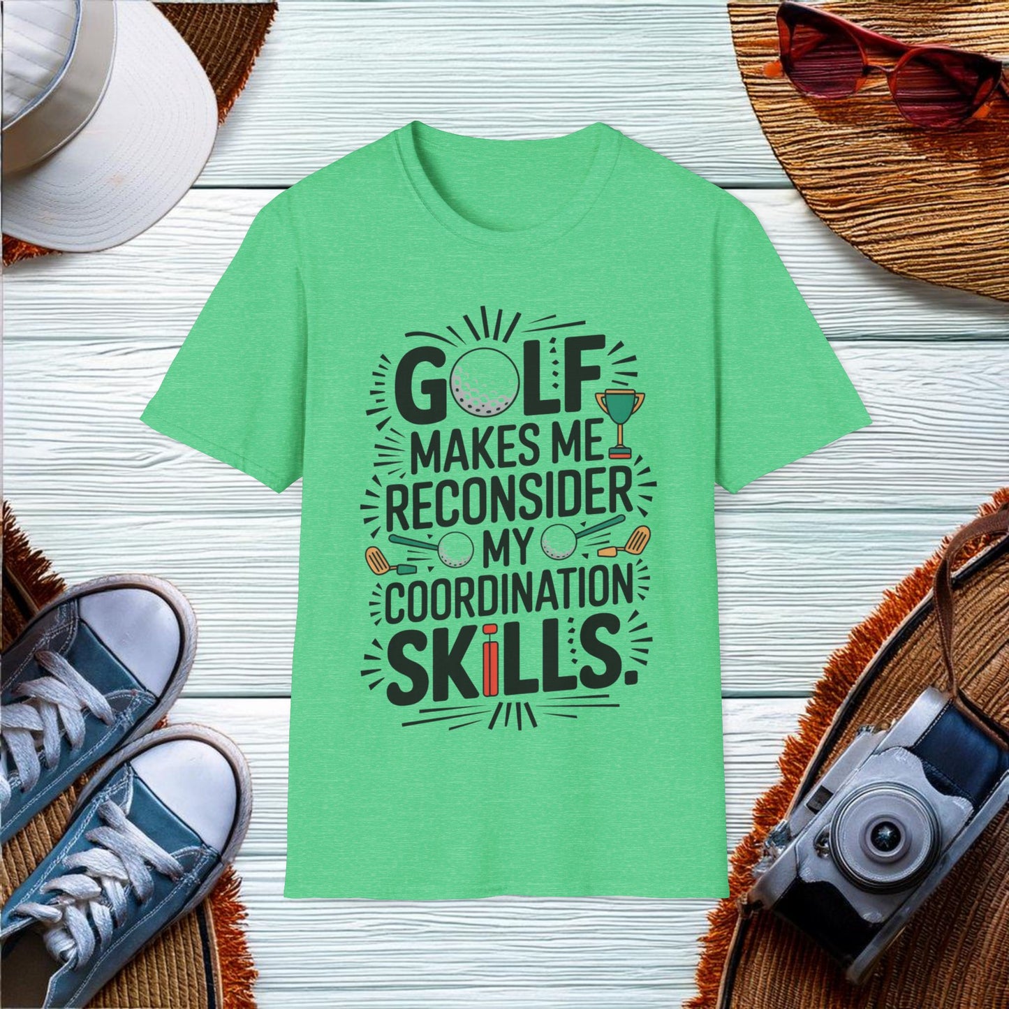 Golf Coordination Quote T-Shirt - Location: United States