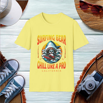 Surfing Bear  T-Shirt