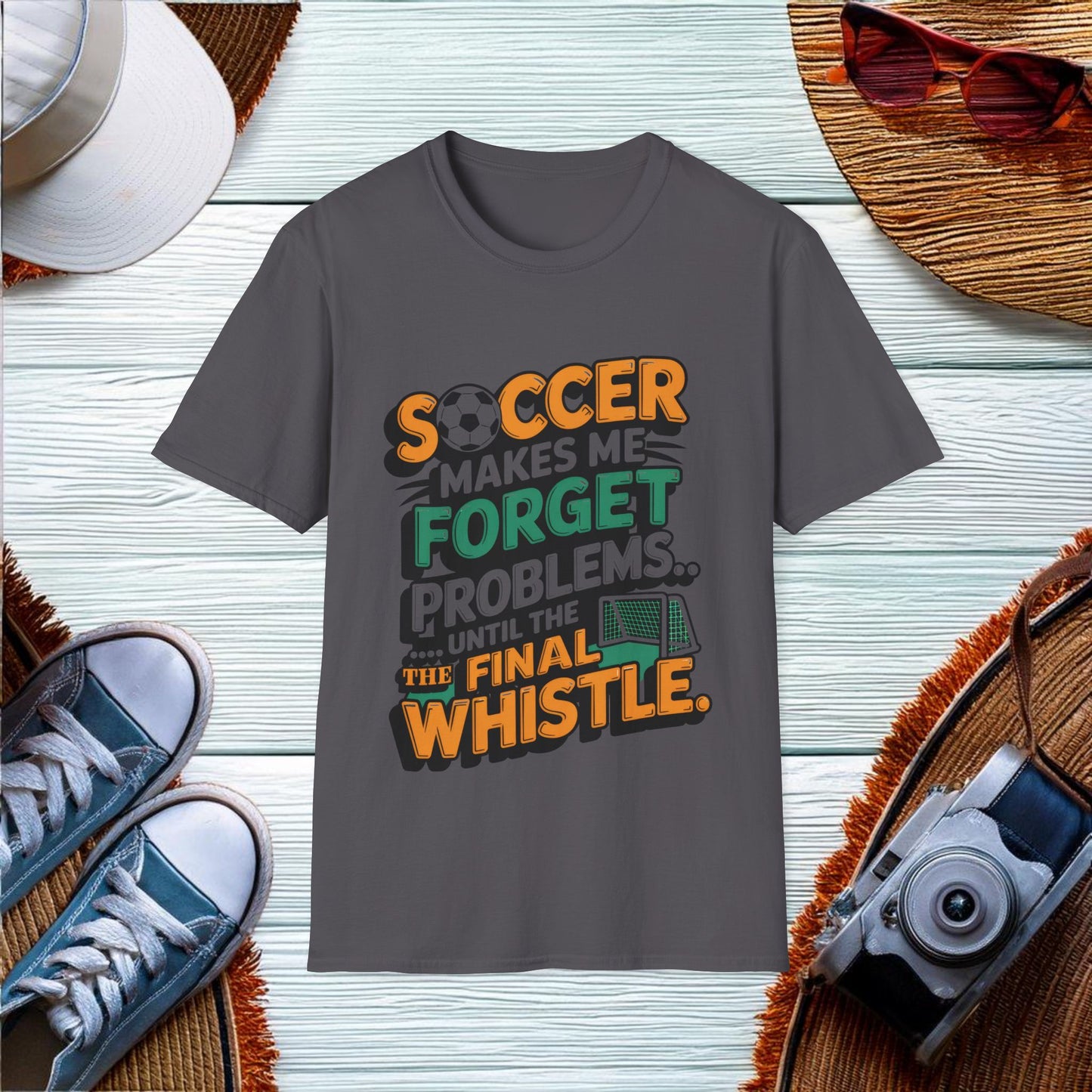 Soccer A Temporary Escape T-Shirt - Location: United States