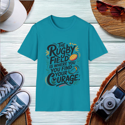 Courage on the Rugby Field T-Shirt - Location: United States