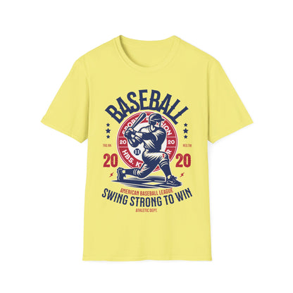 Baseball Swing Strong to Win T-Shirt