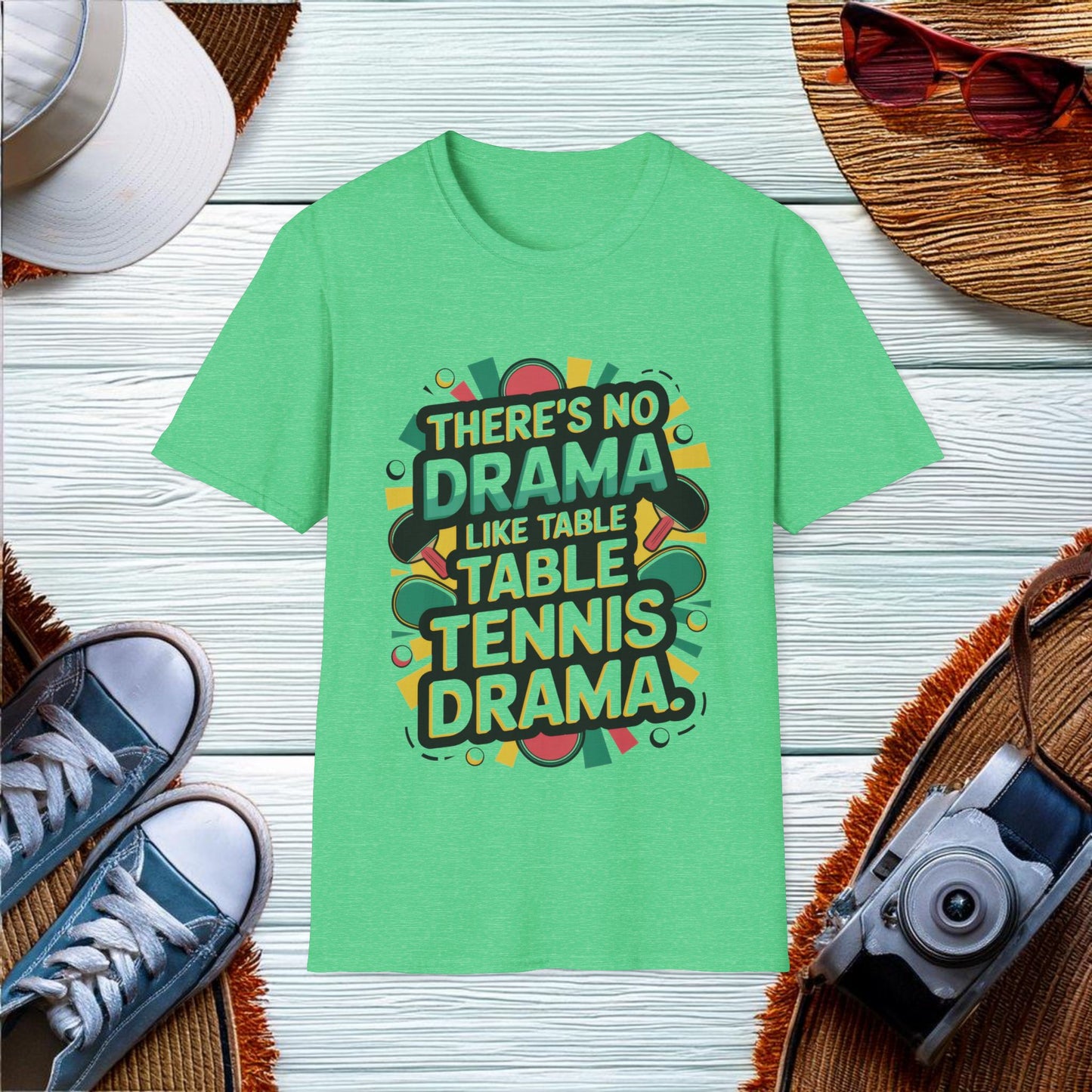 Table Tennis Drama T-Shirt - Location: United States