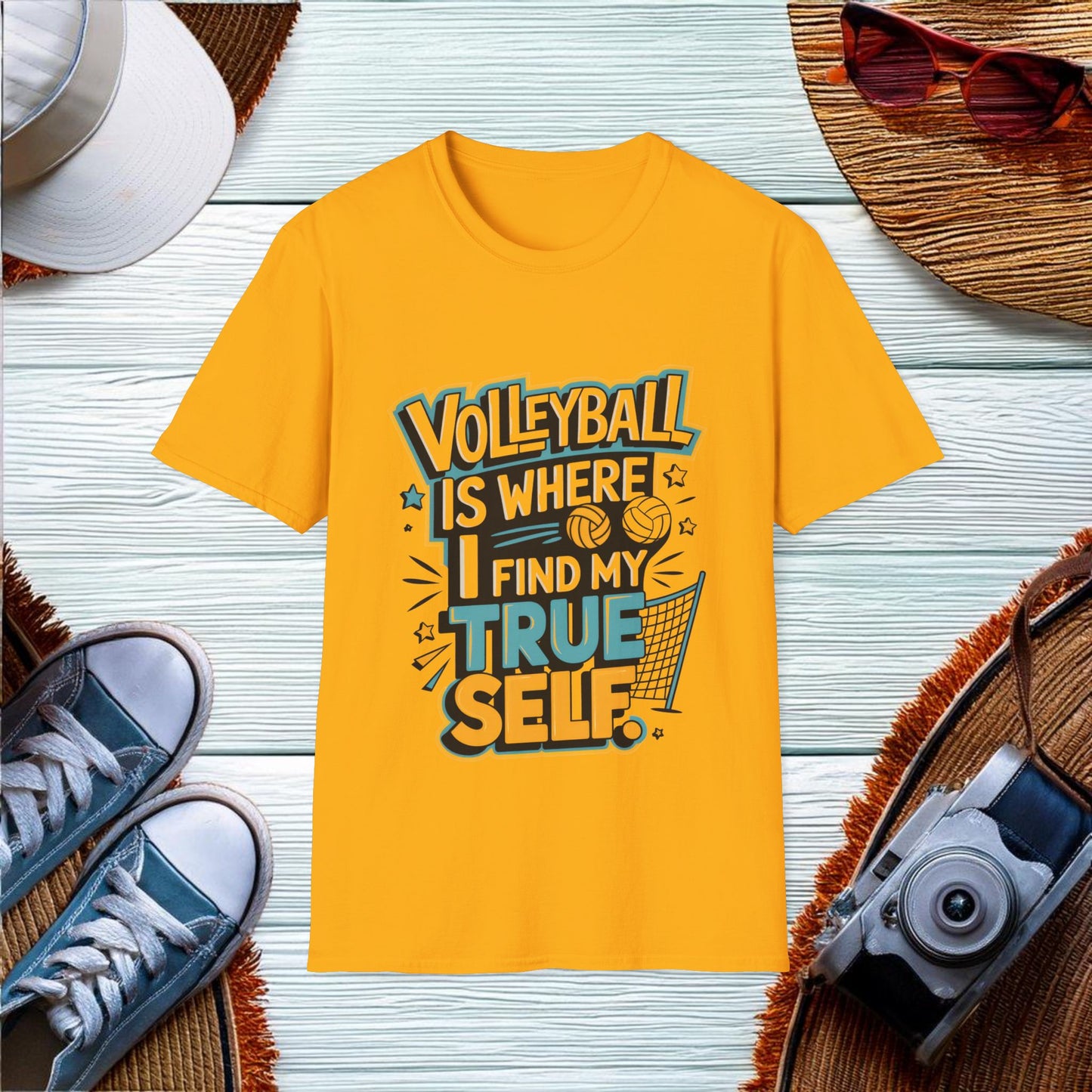 Discovering True Self in Volleyball T-Shirt - Location: United States