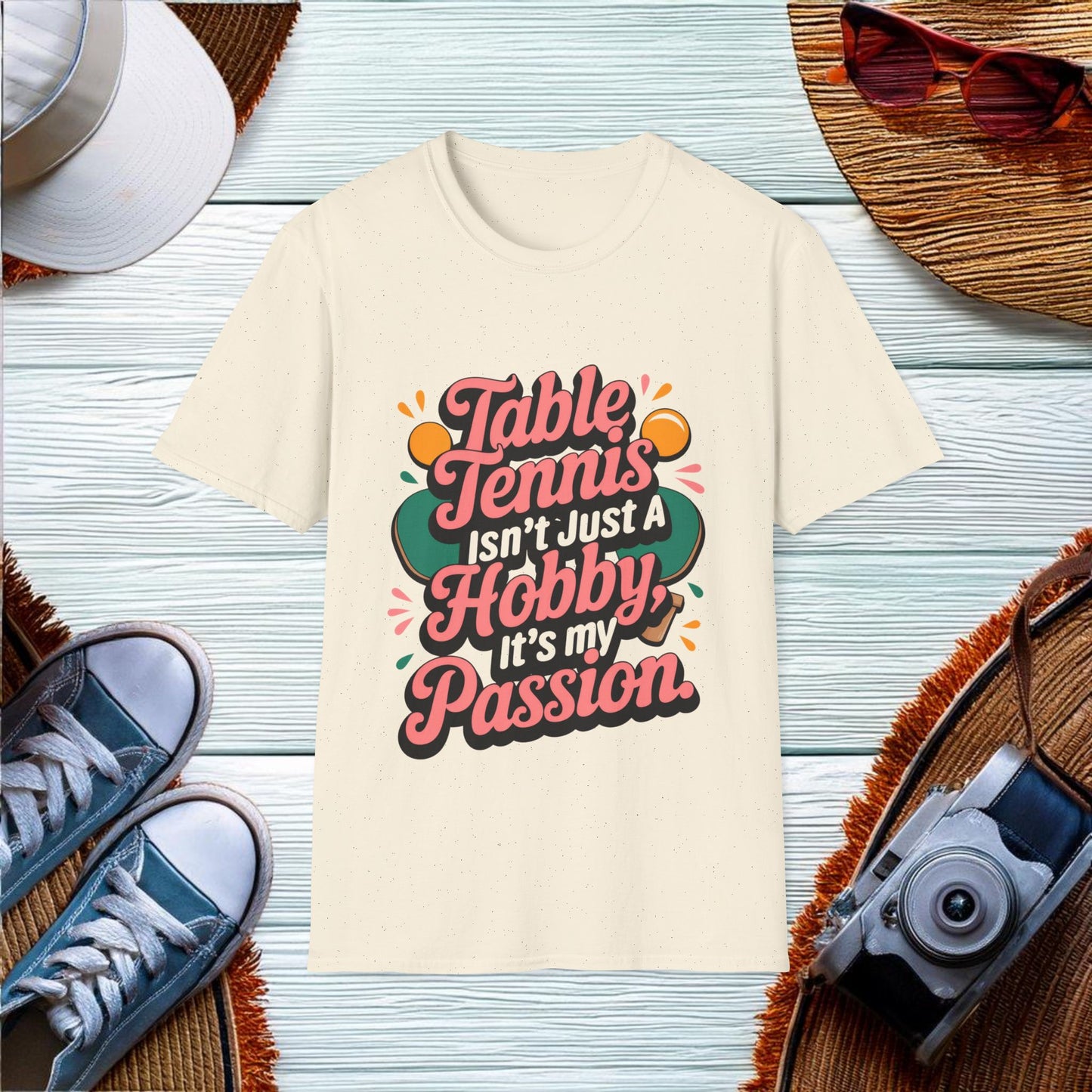 Passion for Table Tennis T-Shirt - Location: United States