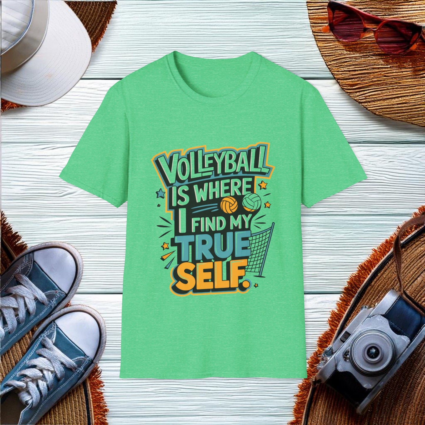 Discovering True Self in Volleyball T-Shirt - Location: United States