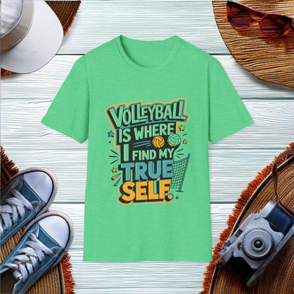 Discovering True Self in Volleyball T-Shirt - Location: United States