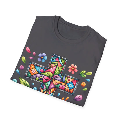 Faith - Cross - flowers  T-Shirt