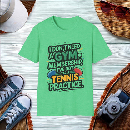 Table Tennis Gym Alternative T-Shirt - Location: United States