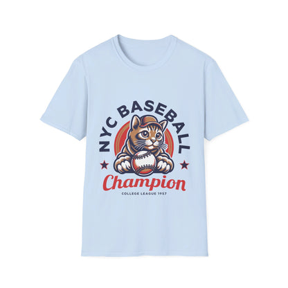 NYC Baseball Cat Champion T-Shirt