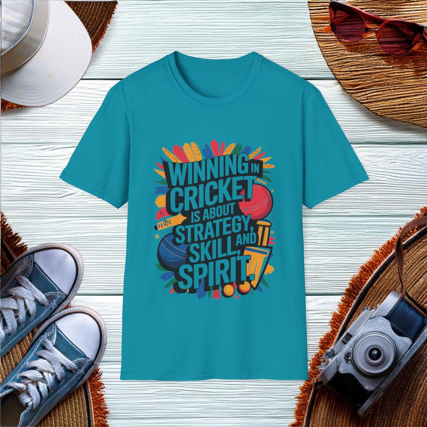 Winning in Cricket T-Shirt - Location: United States