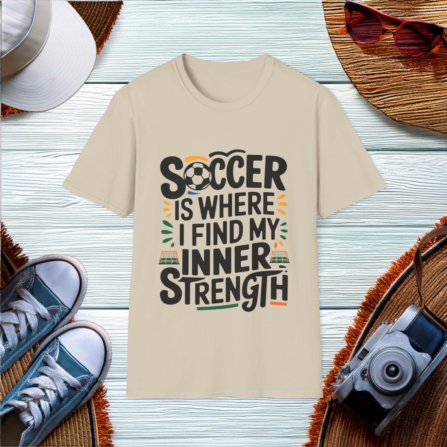 Inner Strength in Soccer T-Shirt - Location: United States