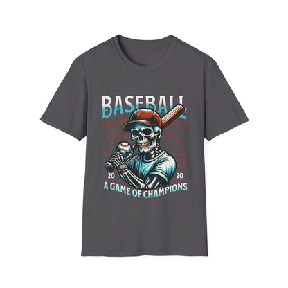 Baseball Skull Vintage T-Shirt