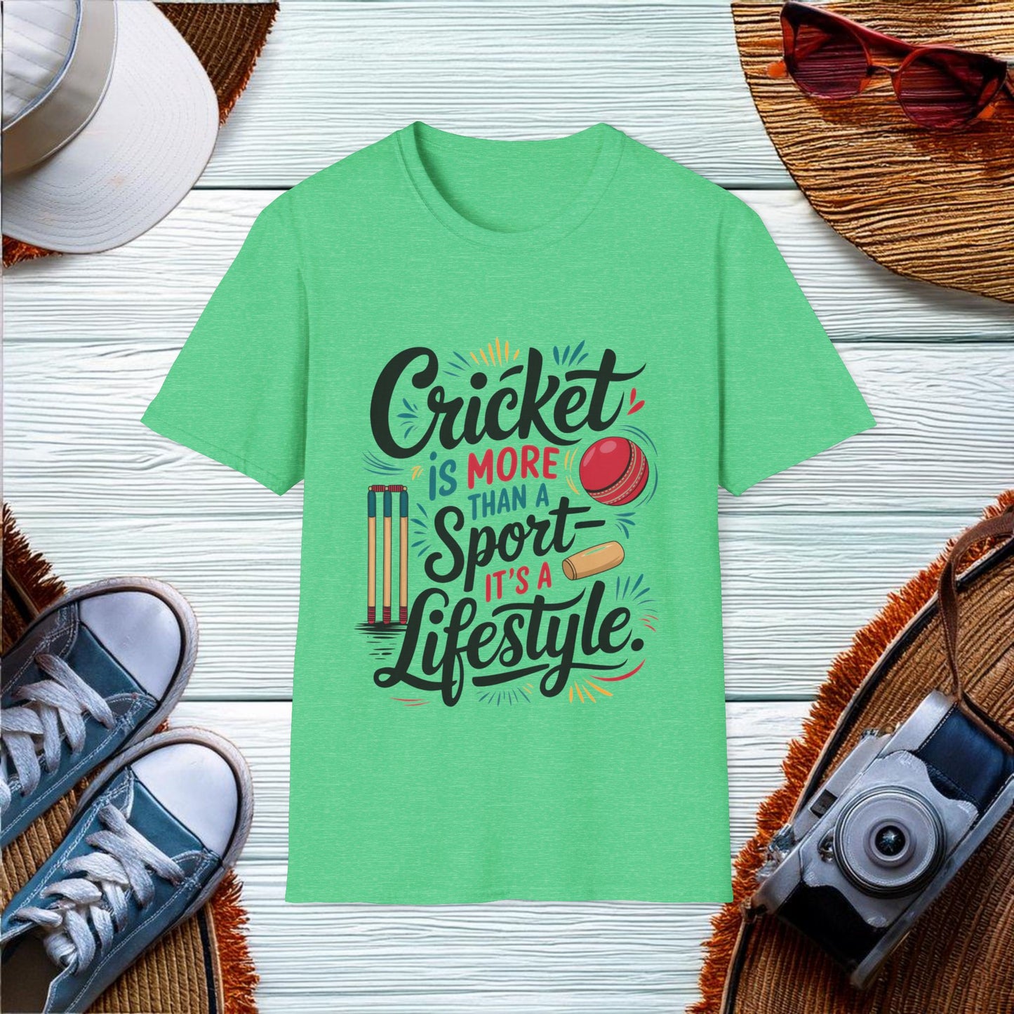 Cricket Lifestyle Quote T-Shirt - Location: United States