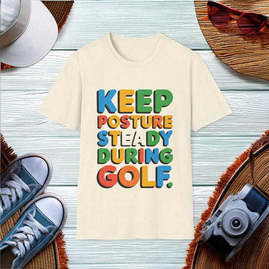 Golf Posture Reminder T-Shirt - Location: United States