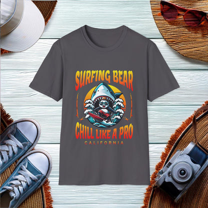 Surfing Bear  T-Shirt