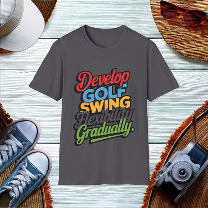 Developing Golf Swing Flexibility T-Shirt - Location: United States