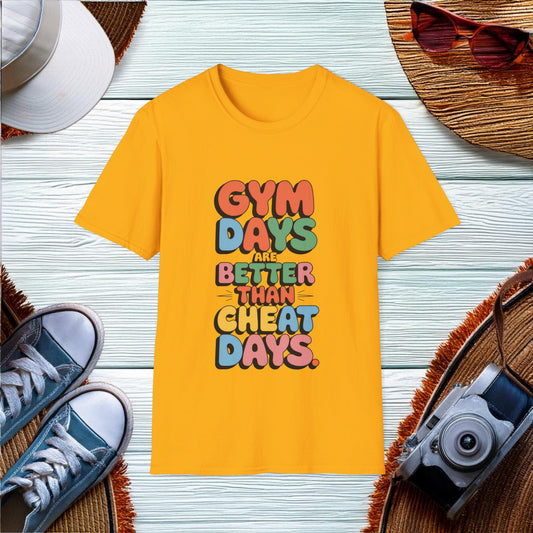 Gym days over cheat days T-Shirt - Location: United States