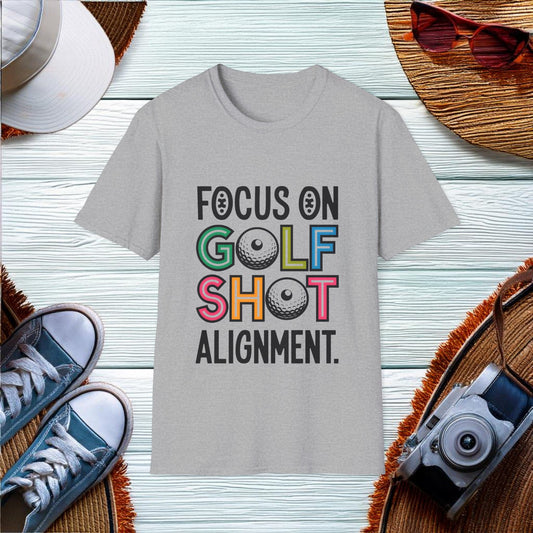 Focus on Golf Shot Alignment T-Shirt - Location: United States