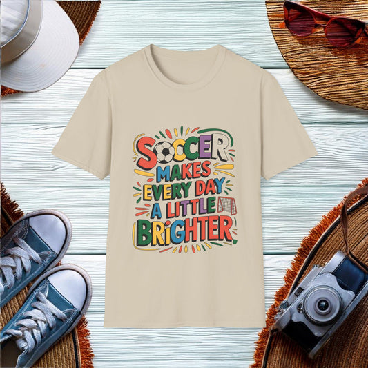 Soccer's Daily Brightness T-Shirt - Location: United States