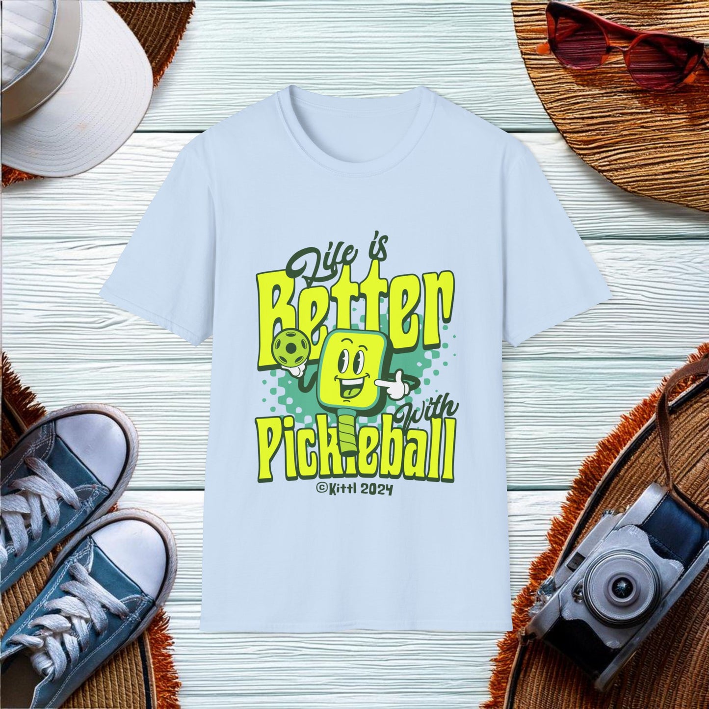 Life With Pickleball T-Shirt