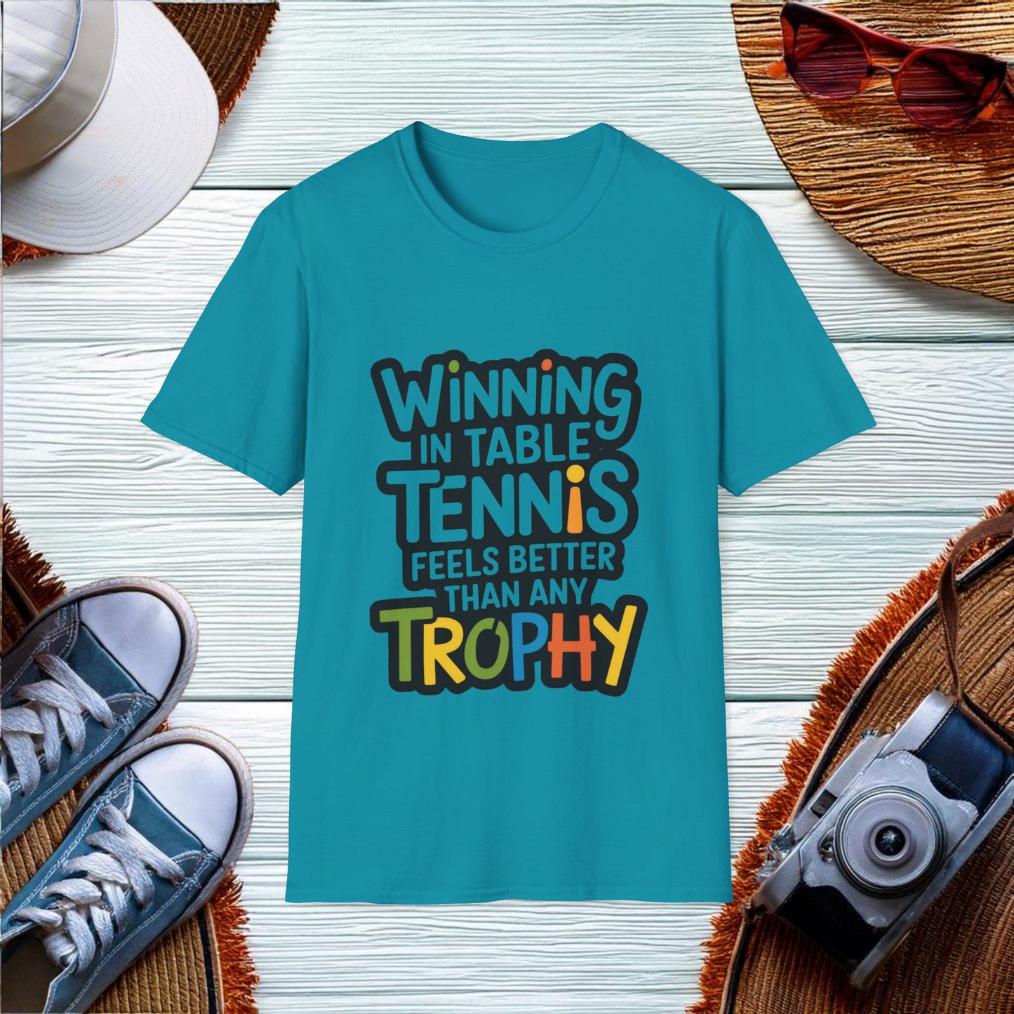 Winning in Table Tennis T-Shirt - Location: United States