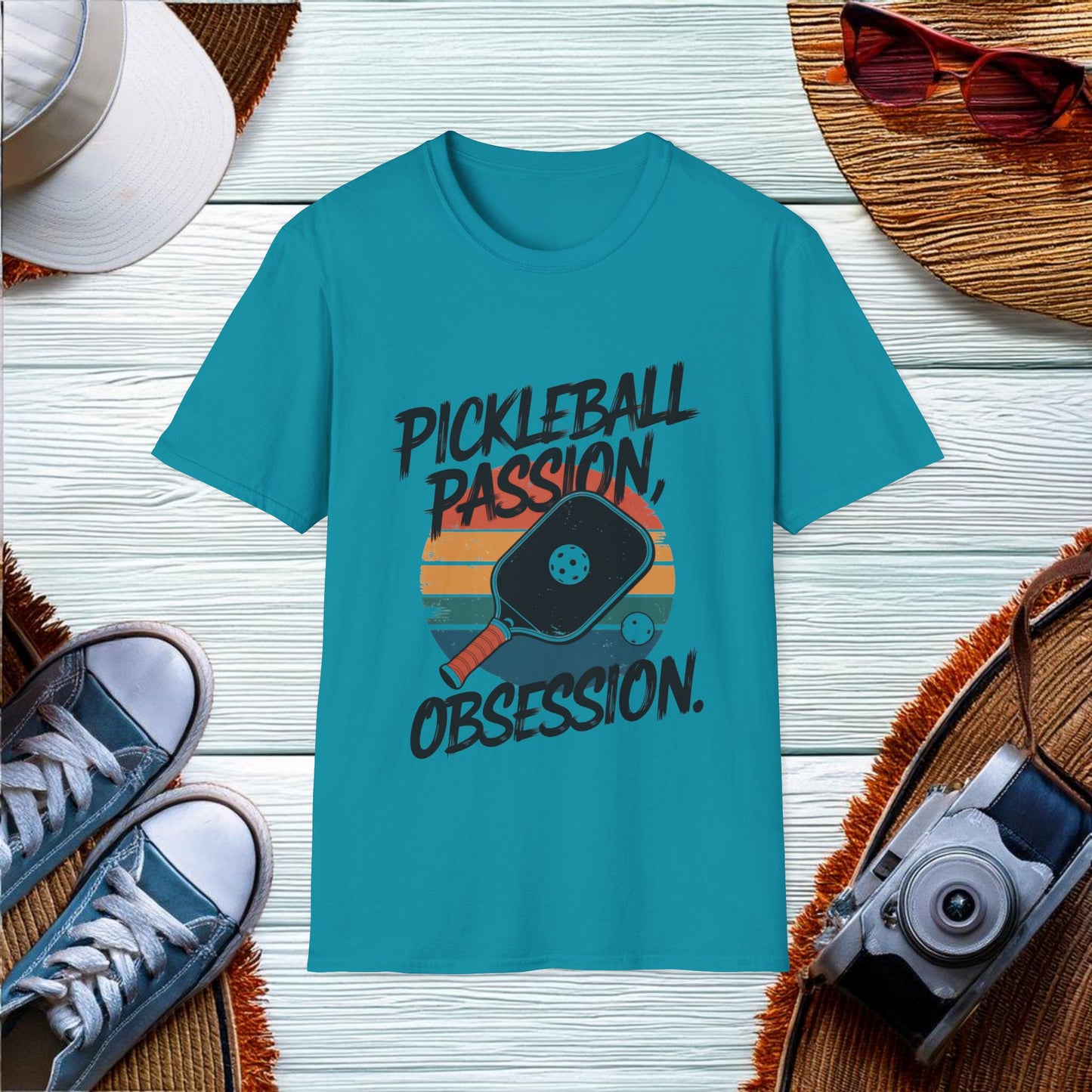 Pickleball Passion Design T-Shirt - Location: United States