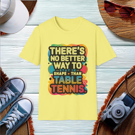 Staying Fit with Table Tennis T-Shirt - Location: United States