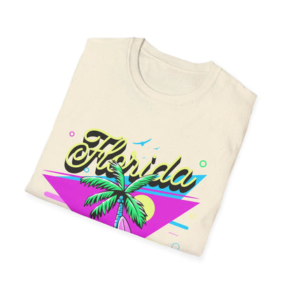 Floria Surfing Cocoa Beach Vintage Design T-Shirt