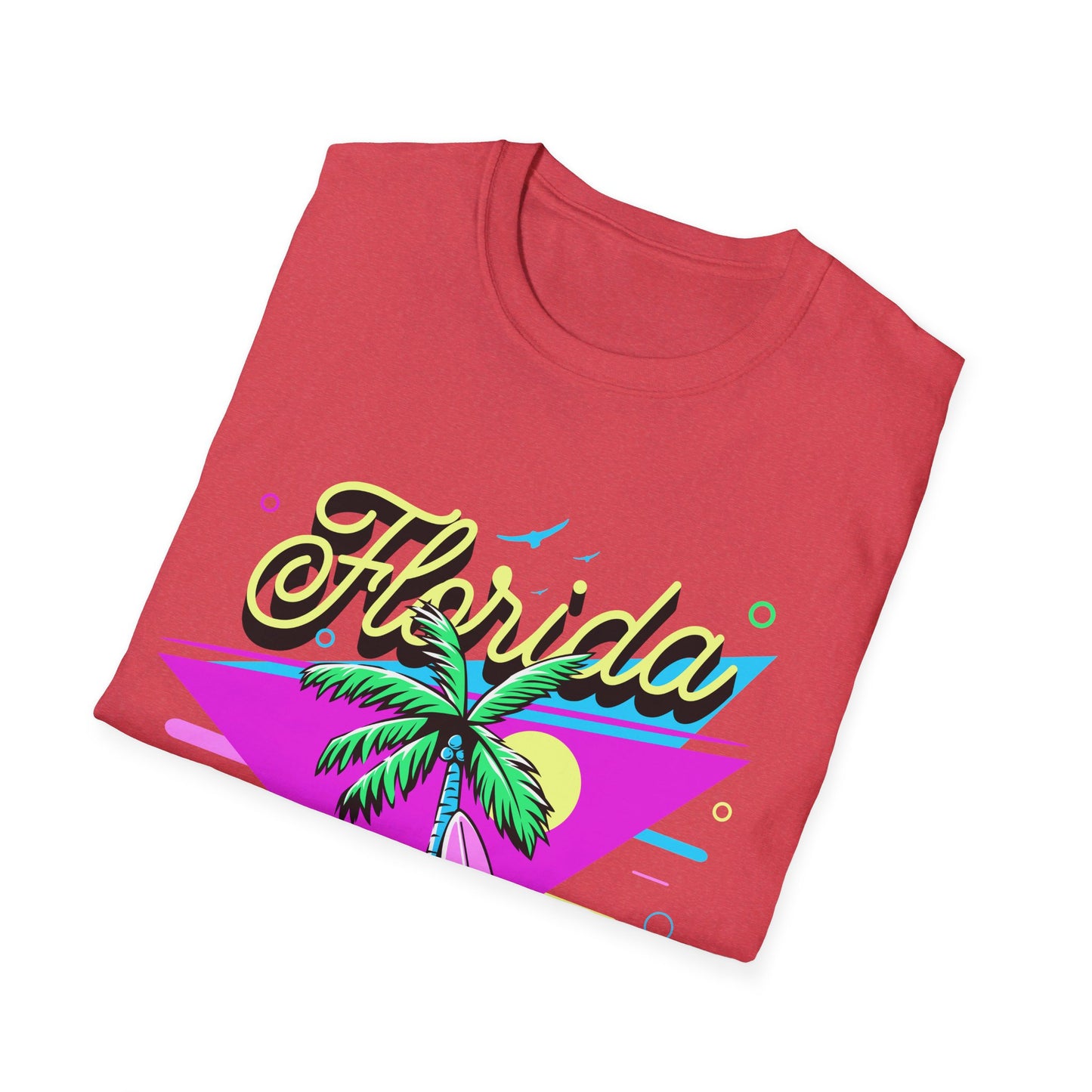 Floria Surfing Cocoa Beach Vintage Design T-Shirt