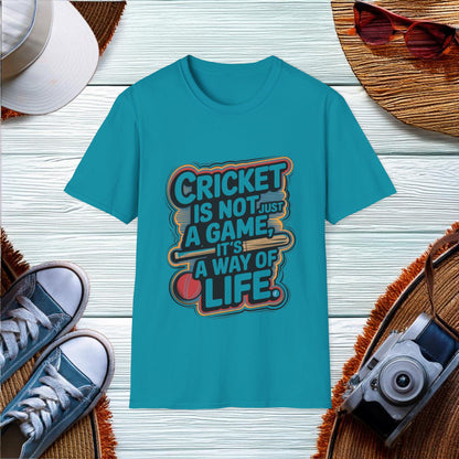 Cricket Enthusiast Quote T-Shirt - Location: United States