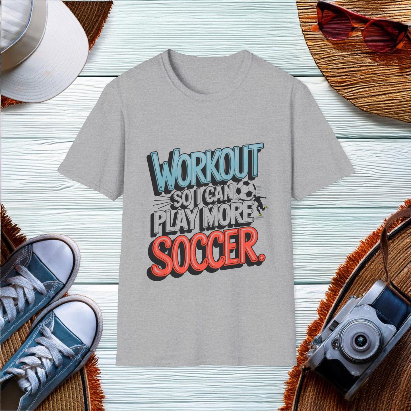 Fitness and Soccer T-Shirt - Location: United States