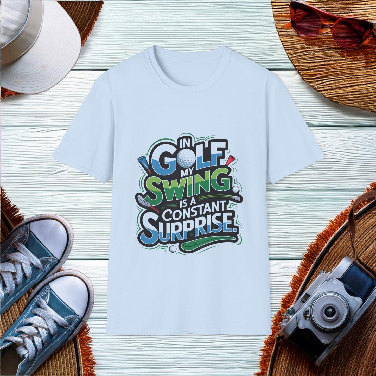 Surprising Golf Swing T-Shirt - Location: United States