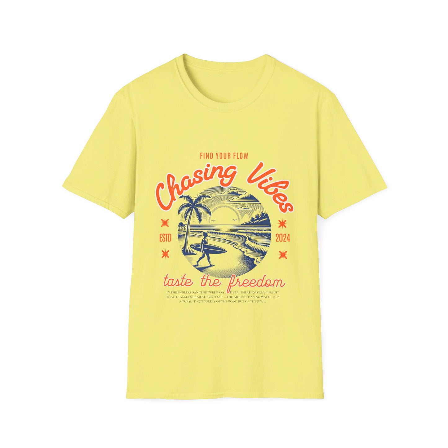 Chasing Vibes Surfing T-Shirt