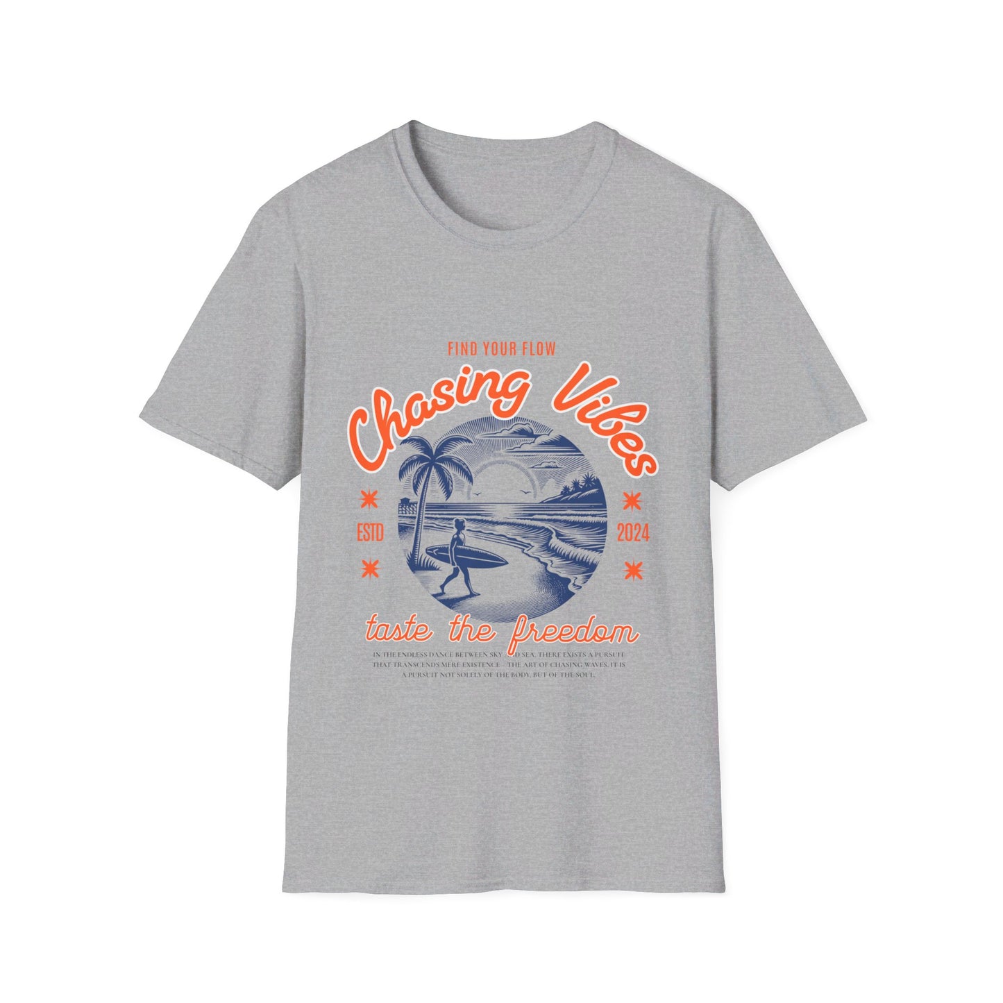 Chasing Vibes Surfing T-Shirt