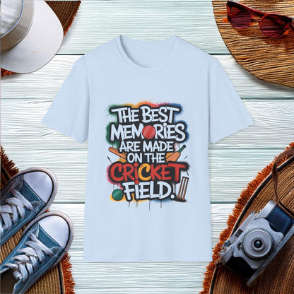 The Best Memories on the Cricket Field T-Shirt - Location: United States