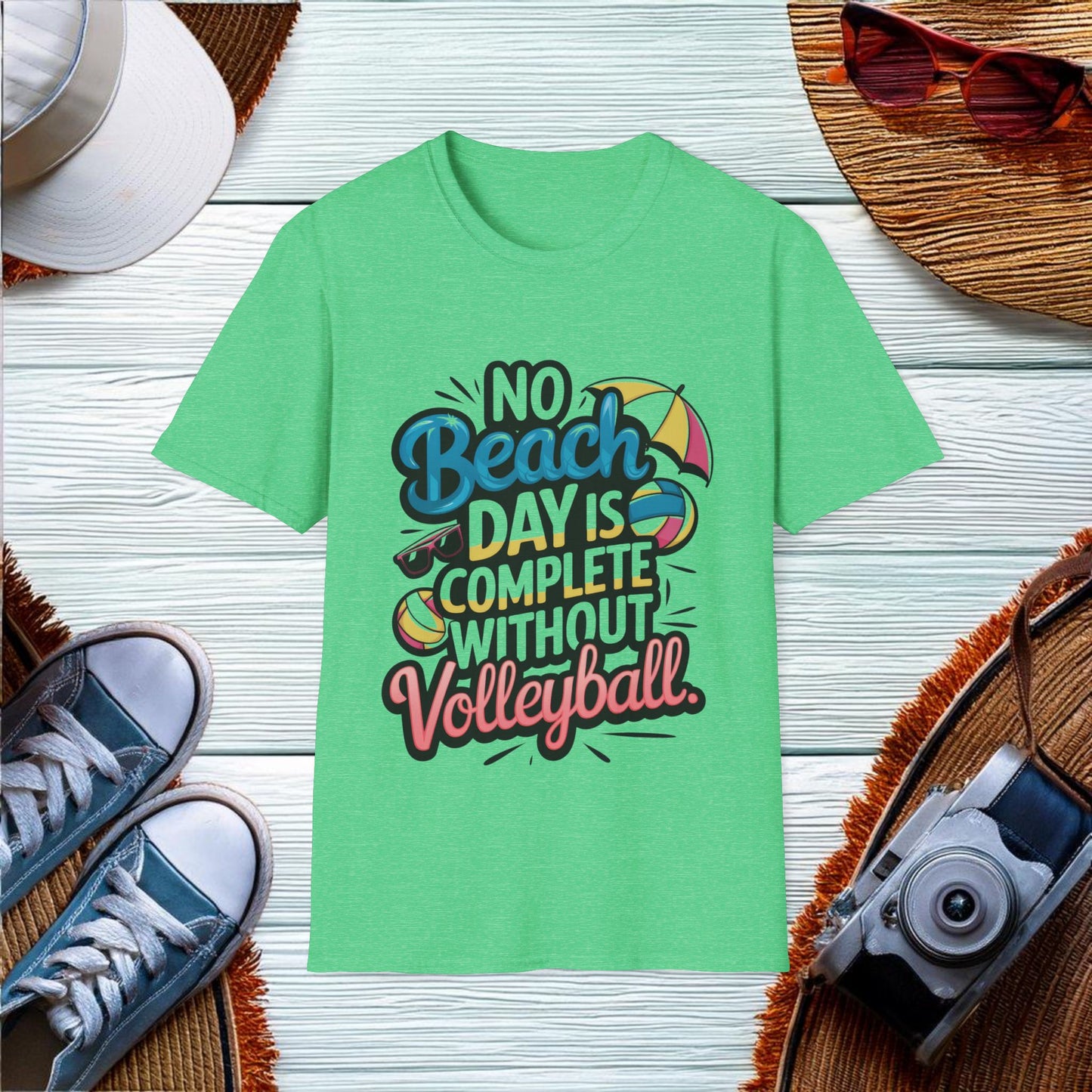 No beach day is complete without volleyball T-Shirt - Location: United States