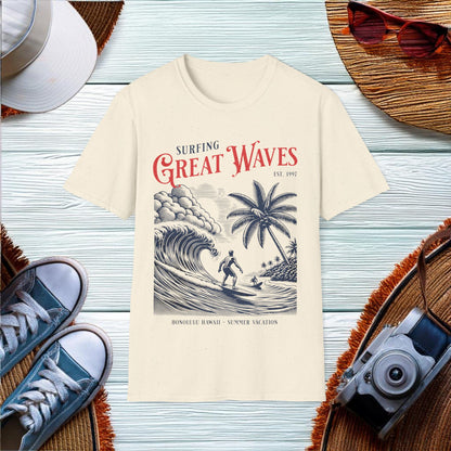 Surfing Great Waves  T-Shirt