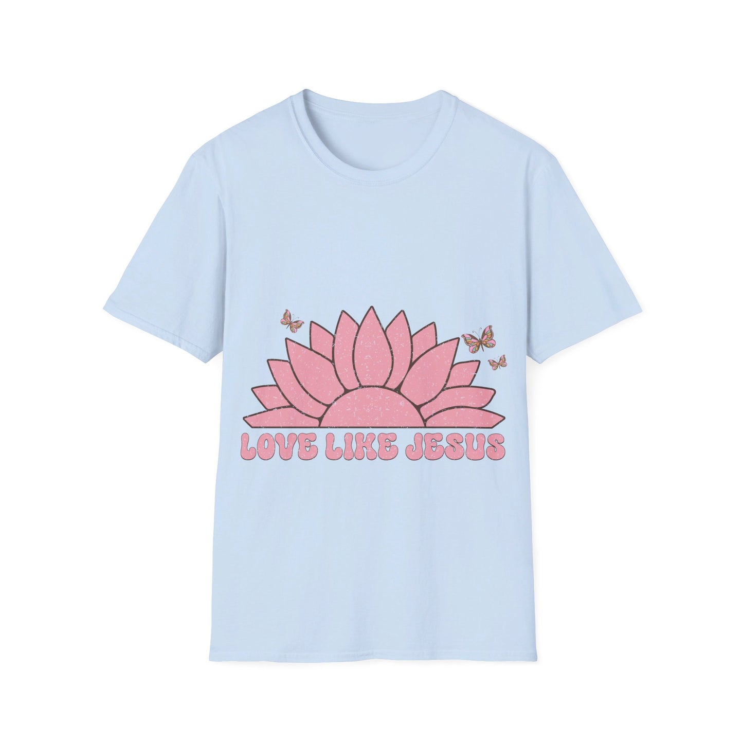 Love Like Jesus Sun butterflies T-Shirt